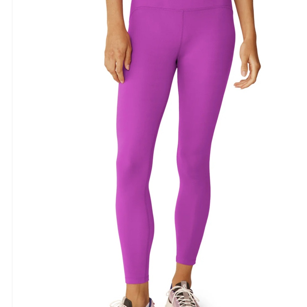 Beyond Yoga Magenta Leggings and Bra Top